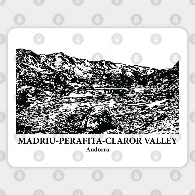Madriu-Perafita-Claror Valley - Andorra Sticker by Lakeric